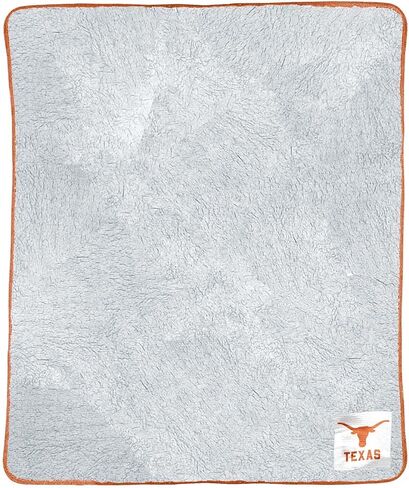 Northwest NCAA Silk Sherpa College Throw Blanket - Super Soft & Fluffy - 60" x 50" - Experience Ultimate Comfort and Coziness (Texas Longhorns - Texas Orange) in Saudi Arabia
