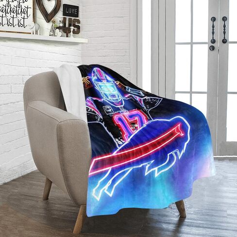 Allen Blanket Lightweight Soft Flannel Josh Graffiti Basketball Living Room Bedroom Sofa Decoration Sports Fan (B,40x50-Inch) in Saudi Arabia