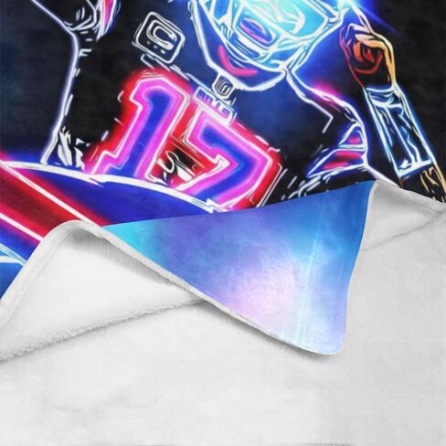 Allen Blanket Lightweight Soft Flannel Josh Graffiti Basketball Living Room Bedroom Sofa Decoration Sports Fan (B,40x50-Inch) in Saudi Arabia