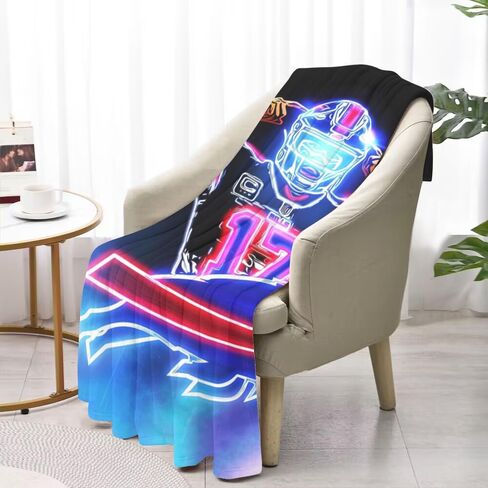 Allen Blanket Lightweight Soft Flannel Josh Graffiti Basketball Living Room Bedroom Sofa Decoration Sports Fan (B,40x50-Inch) in Saudi Arabia