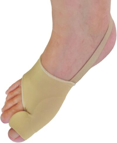 Bunion Socks Corrector for Pain Relief Hallux Valgus, Splint, Straightener Orthopedic, Separator Pad Brace Sleeve Toe Separator, Hammer Overlapping for Men and Women (S (US 4-7.5), Beige) in Saudi Arabia
