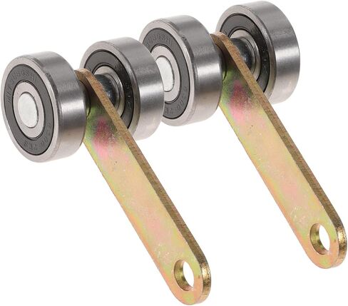 10 Pcs 2 Trolley Assembly Roller Heavy Duty Slide Rails Window Door Roller Hoist Trolley for Sliding Barn Door Hardware Kit Strut Rollers Sliding Doors Hanging Rail Galvanized Iron in Saudi Arabia