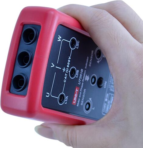 UNI-T 3-Phase Sequence Tester Rotation Meter, AC Phase Sequence Indicator 40V-690V Lack Phase Meter Motor UT261A in Kuwait