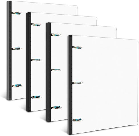 1 Inch Telescoping 3 Ring Binder- 1 PCS-Black, Portable Plastic Binder with Telescoping Spine, 3 Ring Binder with Foldable Front Cover Holds 8.5" x 11" Paper for School,Office and Homes in Saudi Arabia