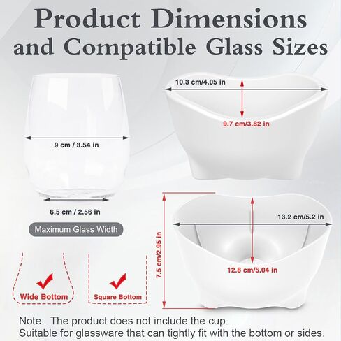 Stemless Wine Glass Chiller & Wine Cooler, 2-In-1 Wine Chiller, Keeps Your Glass Cool – Wine Accessories for Chilled Drinks in Saudi Arabia