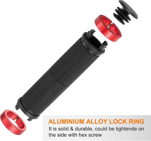 HARFINGTON Bike Handlebar Grips Double Lock on Non-Slip Bicycle Grips Handlebars for Mountain Road Foldable MTB BMX Scooter Cruiser Tricycle in Kuwait