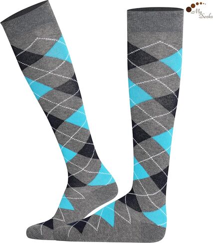 جوارب طويلة للركبة للجنسين من MySocks Argyle in Kuwait