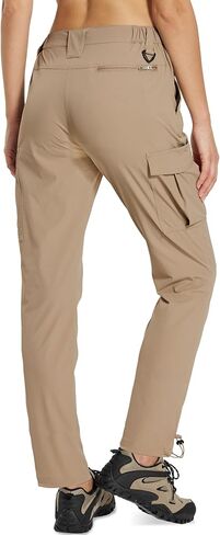 MOURCE Womens Hiking Pants Lightweight Quick Dry - Water Resistant Outdoor UPF 50 Cargo Pants for Women with Pockets in Kuwait