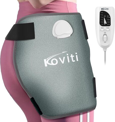 Koviti Hip Heating Pad for Sciatica Pain Relief - Heated Hip Support Brace Electric Heat Pad for Lower Back Thigh Buttock Birthday Gifts for Women Men Mom in Saudi Arabia