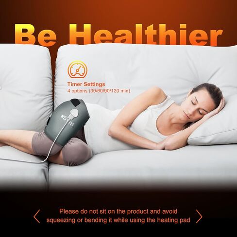 Koviti Hip Heating Pad for Sciatica Pain Relief - Heated Hip Support Brace Electric Heat Pad for Lower Back Thigh Buttock Birthday Gifts for Women Men Mom in Saudi Arabia