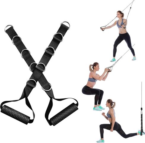 مقابض الصالة الرياضية لمرفق الكابل: مقابض متعددة المقابض ملحق آلة الكابلات للبكرة LAT هدم الصالة الرياضية المنزلية in Kuwait