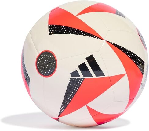 كرة adidas Fussballliebe Club Euro 2024 IN9372، للجنسين، كرة قدم، أبيض/أحمر شمسي/أسود، 3 in Saudi Arabia