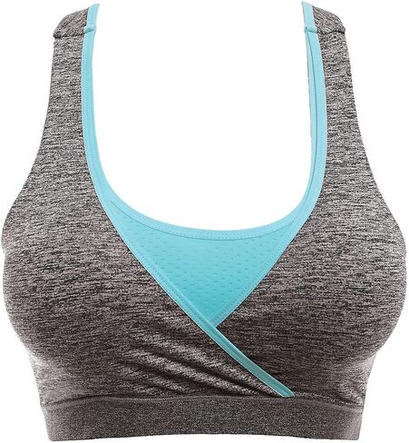 Freya Women's Plus-Size Epic Underwire Crop Top Sports Bra with Molded Inner Bra, Atomic Navy, 40C in Saudi Arabia