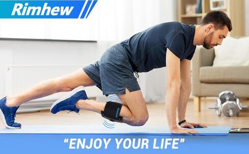Rimhew self-heating adjustable knee brace Relieving sciatica providing pressure point support for leg and back pain and a acupressure system suitable for men and women in Saudi Arabia
