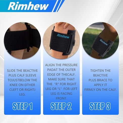 Rimhew self-heating adjustable knee brace Relieving sciatica providing pressure point support for leg and back pain and a acupressure system suitable for men and women in Saudi Arabia