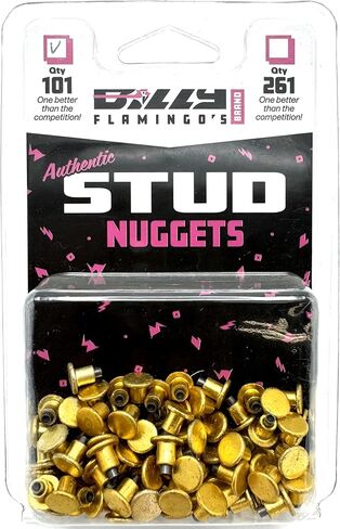 Bike Studs for Fat Bike Tires, Aluminum Body, Concave Carbide Tip, Anodized Bicycle Studs, Qty 101pcs in Saudi Arabia