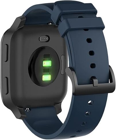 2 Pack Waterproof Bands Compatible with Amazfit Bip 3 Pro Watch Band, Soft Silicone Replacement Band for Amazfit Active/Gts 4 Mini/Gtr Mini/Bip 3 Smartwatch in Saudi Arabia