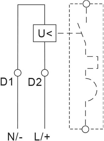 رحلة انخفاض الجهد UL 489، M4/M5 1100546 UVT24NB in Kuwait