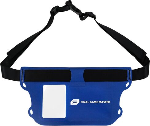 Waterproof Pouch with Adjustable Waist Strap - TPU Dry Bag with Touch-Screen Sensitivity for Paddleboarding, Boating, Swimming, Kayaking, and Outdoor Water Sports (Black） in Kuwait