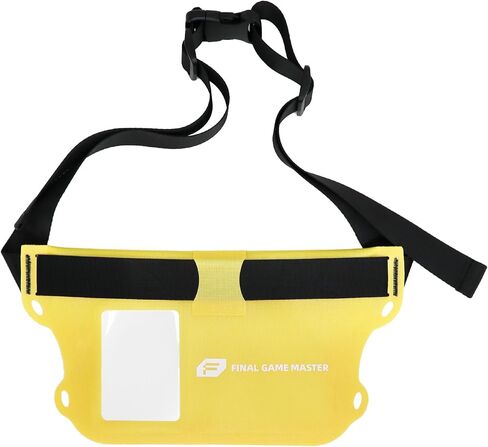 Waterproof Pouch with Adjustable Waist Strap - TPU Dry Bag with Touch-Screen Sensitivity for Paddleboarding, Boating, Swimming, Kayaking, and Outdoor Water Sports (Black） in Kuwait