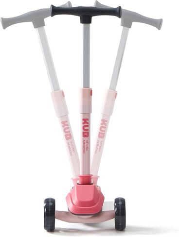 Kids Scooter, 3 LED Lighted Wheels, Any Height Adjustable Handlebar & Lean-to-Steer, Anti-Slip Deck, Easy-Fold Mechanism, Three-Wheel Scooter for Kids Ages 3-14（Pink） in Saudi Arabia