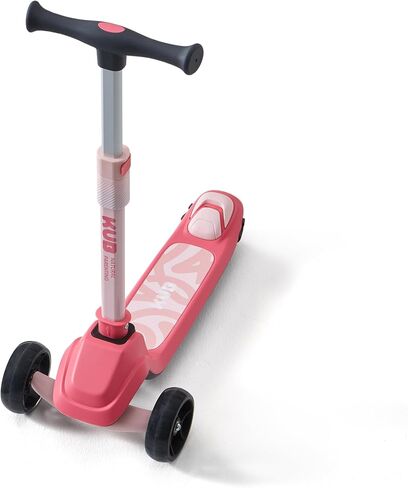 Kids Scooter, 3 LED Lighted Wheels, Any Height Adjustable Handlebar & Lean-to-Steer, Anti-Slip Deck, Easy-Fold Mechanism, Three-Wheel Scooter for Kids Ages 3-14（Pink） in Saudi Arabia