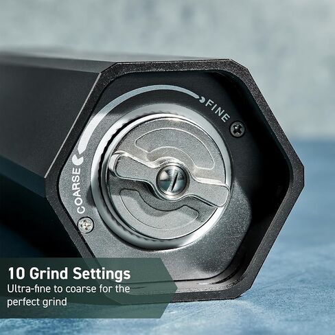 مجموعة مطحنة الملح والفلفل HexClad مع مطاحن احترافية قابلة للتعديل وأغطية لا تسبب الفوضى in Kuwait