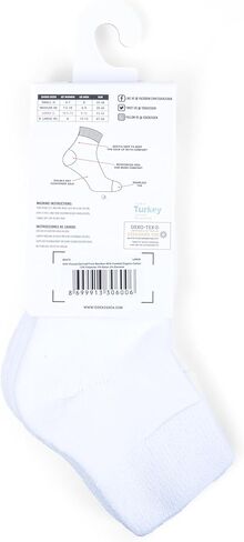 1SOCK2SOCK 6 Pack Diabetic Quarter Socks For Men and Women, Therapeutic, Non-Binding Circulatory, Silky Soft Cushioned Socks in Kuwait