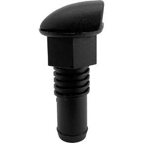 ISURE MARINE Polypropylene Fuel Vent, Plastic Marine Thru Hull Exhaust Applicable to Connecting Hose Marine Polypropylene Fuel Ventilation Device,Black