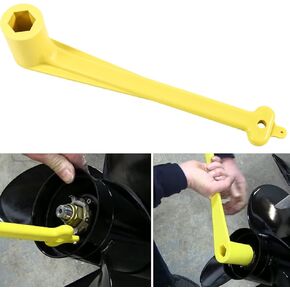 Camoo Polymer Propeller Wrench 1-1/16" Nut Wrench for Mercury/Mercruiser/Alpha Replaces 91-859046Q4 Light Weight, Yellow, Rustproof Plastic (27mm)