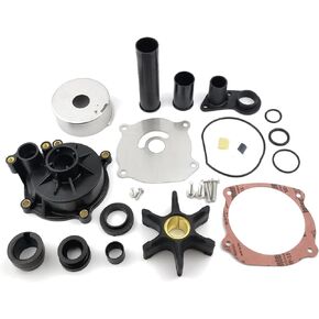 5001595 Water Pump Impeller Repair Kit with Housing for Johnson Evinrude OMC 75 90 105 115 120 130 135 140 150 175 200 225 250 HP V4 V6 V8 Outboard Boat Motor Replacement Parts 435929