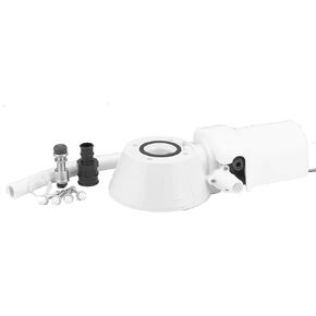 Jabsco 37010-0092 Marine Manual to Electric Marine Toilet Converstion Kit for Jabsco Manual Toilets,White