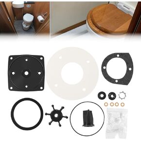 Replace for Jabsco 37040-0000 Marine Toilet Service Kit Fit for Jabsco 37010 Series