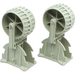 Inflatable Boat Launching Wheels,Marine Flip-up Dinghy Wheels Nylon Ribs Towing Wheels Dinghy Wheeler for Boat Trailer Trolly