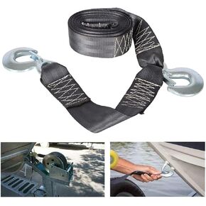 munirater 2 Inch 20 Feet Boat Trailer Winch Strap Double Hook Replacement for Ranger Boats 9642019