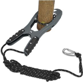 Kayak Brush Gripper, Kayak Anchor Grip with 16.4ft Paracord and Snap Hook to Anchor Float, Canoe, Boatfor for Fishing Boating Camping