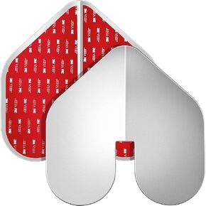 2 Pcs Bow Guard for Boats- Stainless Steel Boat Bow Protector Notched- Bow Keel Guard with Adhesive for Protection Boats Ships from Wear and Scratches