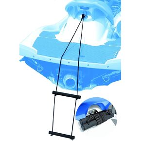 Hardline Products EZ Riser Boarding Ladder, Size: Pack of 1, Black
