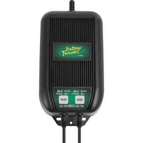 Battery Tender 2-Bank Battery Charger: 12V or 6V Selectable, 6 AMP Weatherproof On-Board Marine Multibank Battery Charger and Maintainer