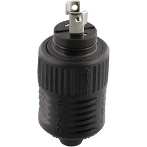 Scotty #2127 Depthpower Marinco Electric Plug,Black,Small
