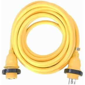 Amp Up Marine & RV Cords 125v 30 amp x 50' Marine Shore Power Boat Extension Cord, 50 ft - 21315