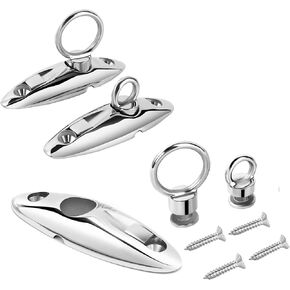 Quick Release Fender Hanger 316 Stainless Steel Fender Hangers,Marine Fender Hanger use for Pontoon Boat,Boat Top Hinges,Swivel Side Mount Hinge,Quick Release Hinge Pack of 2