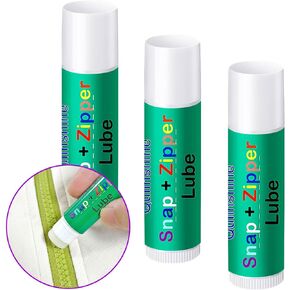 Qulinshine Zipper Wax and Snap Lube Stick Tube for Boat Accessories, Marine Zipper Lubricant Stick, Zip Lube for Wetsuits, Drysuits, Outdoor Clothing, Backpacks…