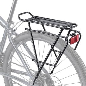 CXWXC Rear Bike Rack - Bike Cargo Rack for Disc Brake/Non-Disc Brake Mount - Bicycle Pannier Rack, Touring Carrier Rack fit 26"-29" and 700c