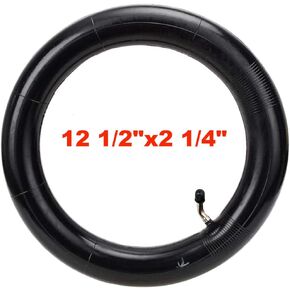 1-Pack 12.5" Scooter Inner Tube 12 1/2 x 2 1/4 Angled Valve Stem 12.5" x 2.25" Tube Compatible with 12.5X1.75 12.5 X 1.95 12.5 X 2.125 12.5 x 2.25 Most Bike/Scooter Tire Tube