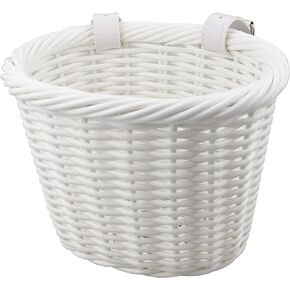 Woven Mini Bike Basket for Kid Bike Handlebar Bike Basket for Girl Boy for Scooter, Multi-Colors