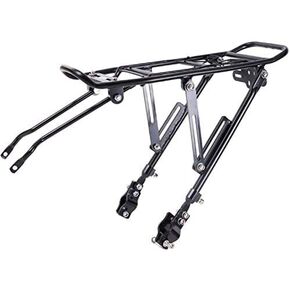 Generies Biking Universal Adjustable Bike High Capacity Cargo Rack Cycling Equipment Stand Footstock Bicycle Luggage Carrier Racks