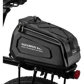 ROCKBROS Bike Rack Bags - Hard Shell Bicycle Rear Rack Bag Large Pannier for Bicycle Rear Rack Bags Bike Rear Seat Bag Bike Trunk Bag Ebike Battery Bag Bike Saddle Bag for Rear Rack Bike Accessories