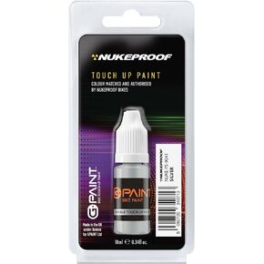 Nukeproof Bike Touch-Up Paint - SILVER - GPaint 10ml Bottle - Touch-Up Paint Kit for Scratched or Chipped Bike Frames - GPaint Bike Paint