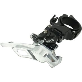 Front Bike Derailleurs 3 Speed Clamp On Top Bottom Pull Front Derailleurs Compatible with top or Bottom Routing for Mountain Bike Road Bicycle MTB BMX with Adjust Clamp Size 31.8mm 34.9mm